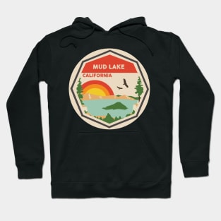 Mud Lake California Colorful Scene Hoodie